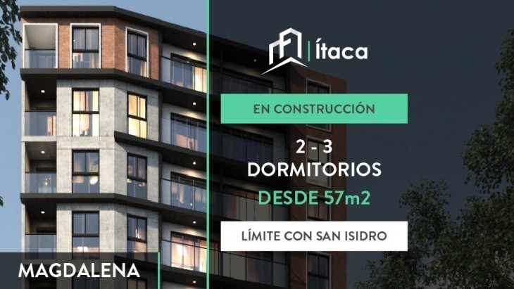 Fachada principal del proyecto ITACA en Magdalena Del Mar
