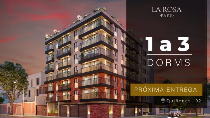 Fachada principal del proyecto La Rosa Park en Jesus Maria