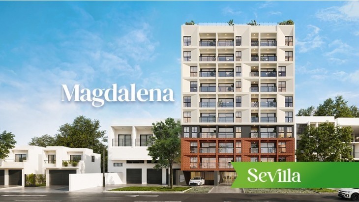 Fachada principal del proyecto SEVILLA en Magdalena Del Mar