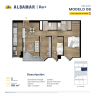 Plano del modelo MODELO 8 del proyecto Albamar | Re+ en Cercado De Lima