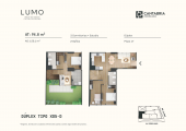 Plano del modelo 5D del proyecto Lumo en Miraflores