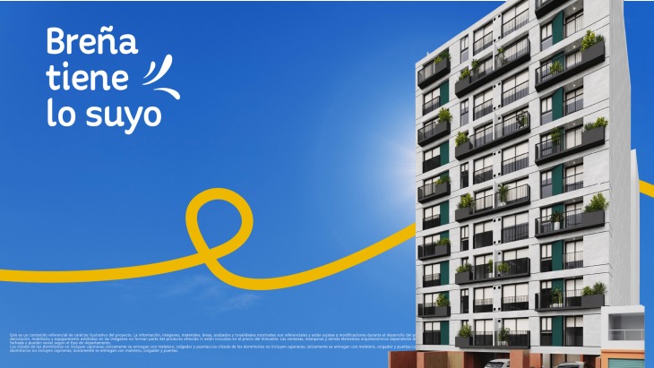 Fachada principal del proyecto RESIDENCIAL RECUAY en Breña