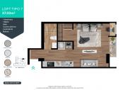 Plano del modelo 7 del proyecto Invent Chorrillos en Chorrillos