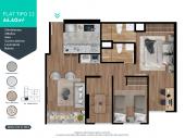 Plano del modelo 12 del proyecto Invent Chorrillos en Chorrillos