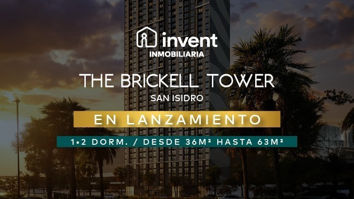 Fachada principal del proyecto THE BRICKELL TOWER en San Isidro