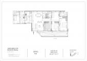 Plano del modelo 103 del proyecto JARDINES DE MONTE REAL en Santiago De Surco