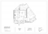 Plano del modelo 104 del proyecto JARDINES DE MONTE REAL en Santiago De Surco