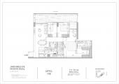 Plano del modelo 106 del proyecto JARDINES DE MONTE REAL en Santiago De Surco