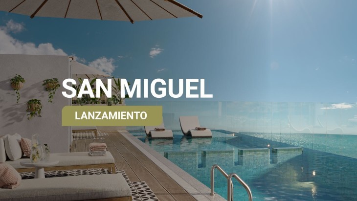 Fachada principal del proyecto Concepto Ocean Breath en San Miguel