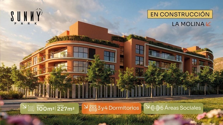 Fachada principal del proyecto Sunny Park -  La Molina en La Molina