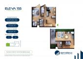 Plano del modelo DUPLEXO4 del proyecto ELEVA 155 en Pueblo Libre
