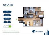 Plano del modelo TIPO1 del proyecto ELEVA 155 en Pueblo Libre