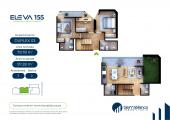 Plano del modelo DUPLEXO3 del proyecto ELEVA 155 en Pueblo Libre