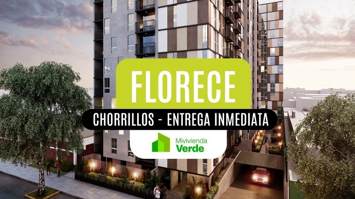 Fachada principal del proyecto FLORECE en Chorrillos