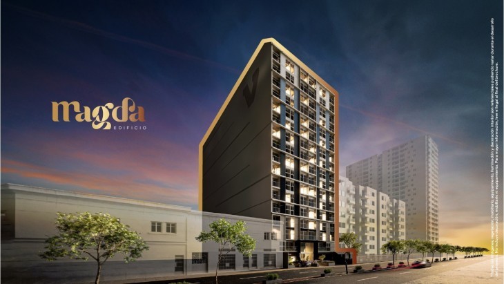 Fachada principal del proyecto Edificio Magda en Magdalena Del Mar