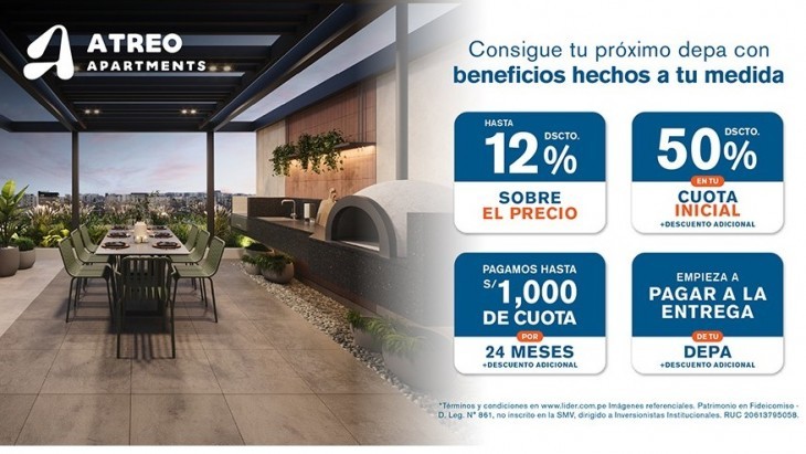 Departamentos en Barranco
