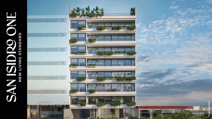 Fachada principal del proyecto San Isidro One en San Isidro