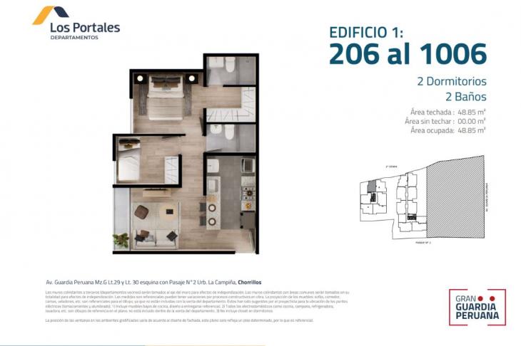 Plano del modelo 2D del proyecto Gran Guardia Peruana en Chorrillos