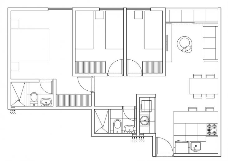 Plano del modelo 3D del proyecto Gran Bosque Ciruelo en San Juan De Lurigancho