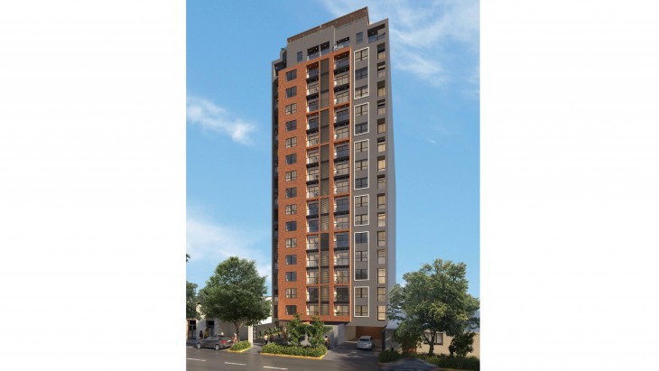 Fachada principal del proyecto EDIFICIO BLEND en Jesus Maria