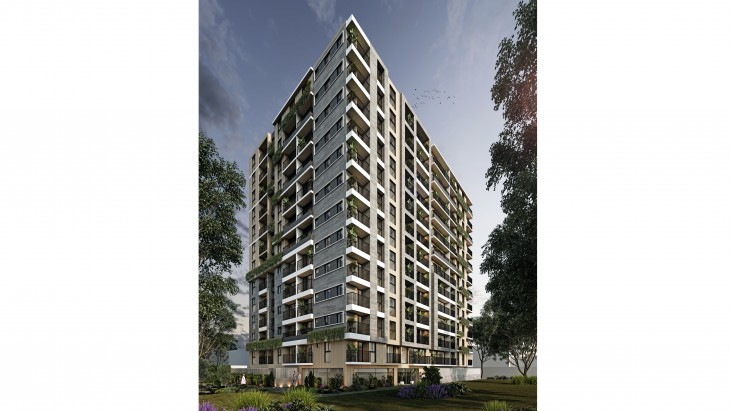 Fachada principal del proyecto EL OLIVAR en Jesus Maria