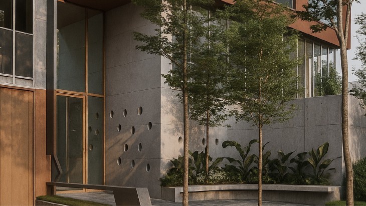 Fachada principal del proyecto Javier Prado Oeste 2168 en San Isidro