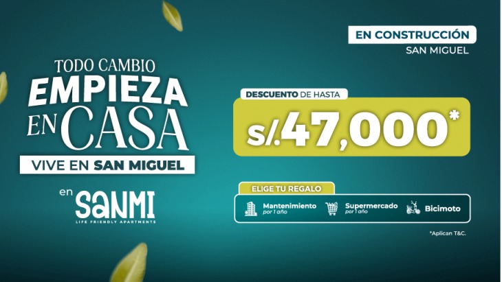 Departamentos en San Miguel