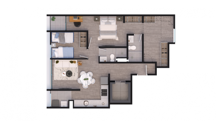 Plano del modelo X02 del proyecto SANMI en San Miguel