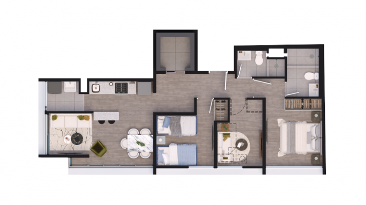 Plano del modelo X01 del proyecto SANMI en San Miguel