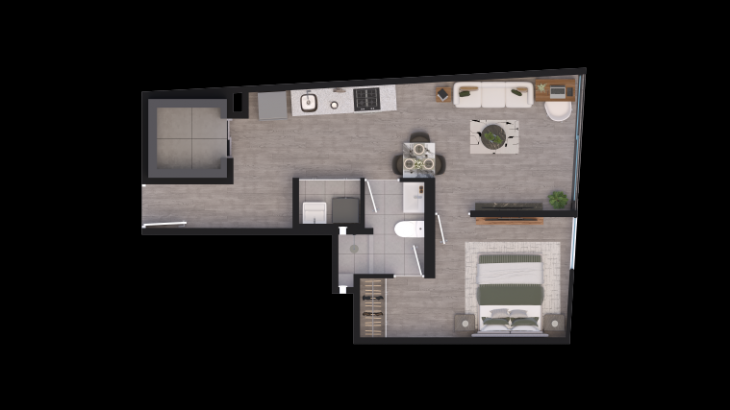 Plano del modelo 901 del proyecto BLEND en San Miguel