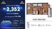 Plano del modelo TIPO3 del proyecto TERRAZAS DE BELLAVISTA en Bellavista