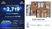 Plano del modelo TIPO8 del proyecto TERRAZAS DE BELLAVISTA en Bellavista