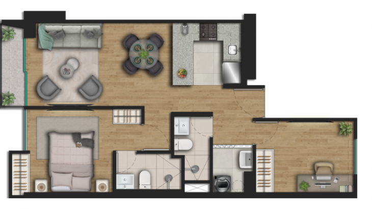 Plano del modelo TIPO 3