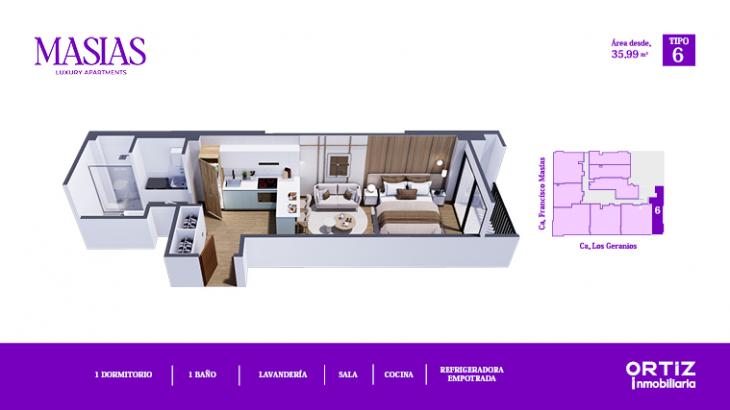 Plano del modelo X06 del proyecto MASIAS en Lince