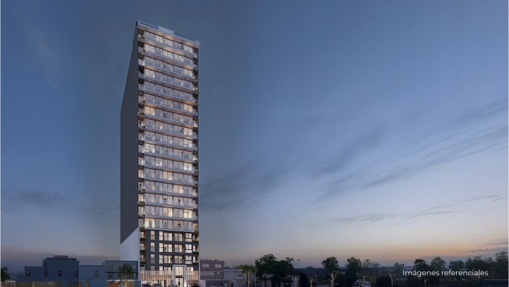 Fachada principal del proyecto Vizuale 3 en Lince