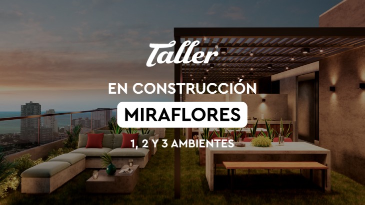 Fachada principal del proyecto Taller en Miraflores