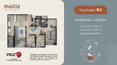 Plano del modelo B3 del proyecto Matiz en San Isidro