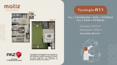 Plano del modelo A11 del proyecto Matiz en San Isidro
