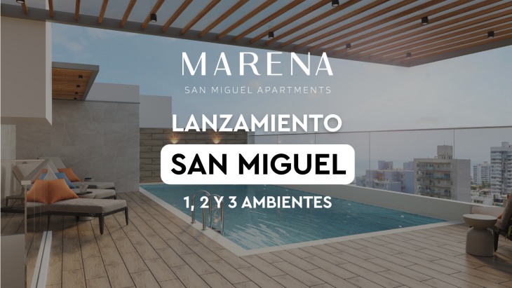 Fachada principal del proyecto Marena en San Miguel