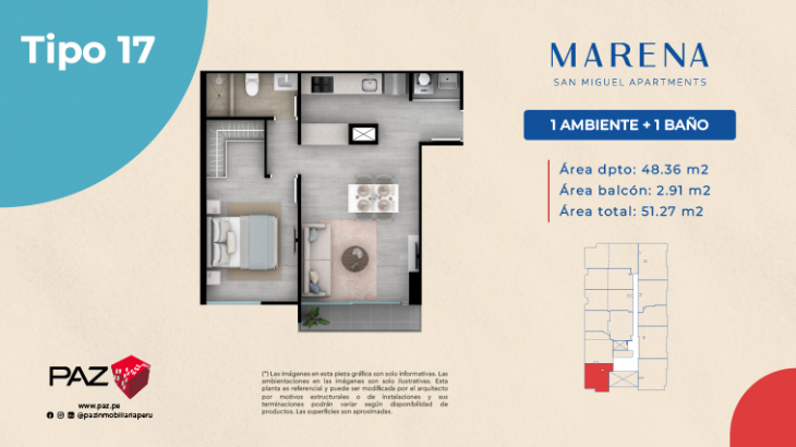 Plano del modelo 17 del proyecto Marena en San Miguel