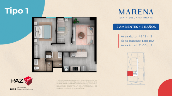 Plano del modelo 1 del proyecto Marena en San Miguel