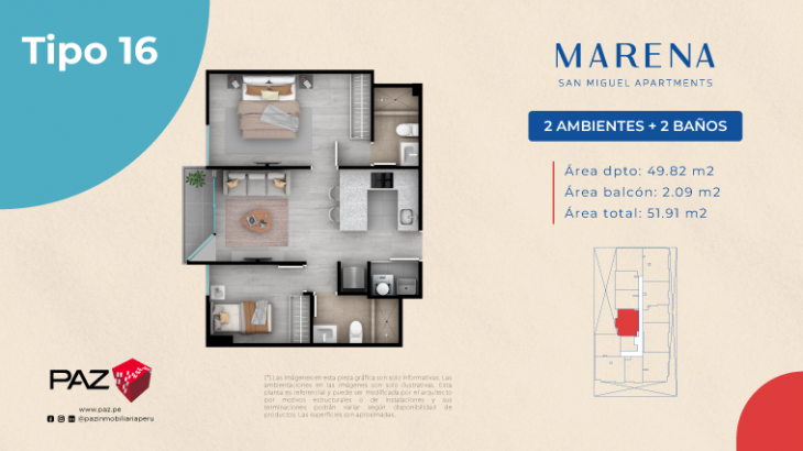 Plano del modelo 16 del proyecto Marena en San Miguel