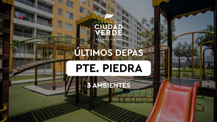 Fachada principal del proyecto Ciudad Verde en Puente Piedra