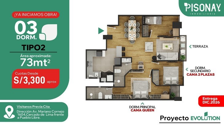 Departamentos en Cercado de lima