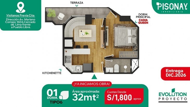 Departamentos en Cercado de lima