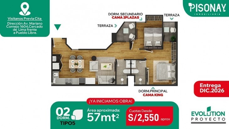 Departamentos en Cercado de lima