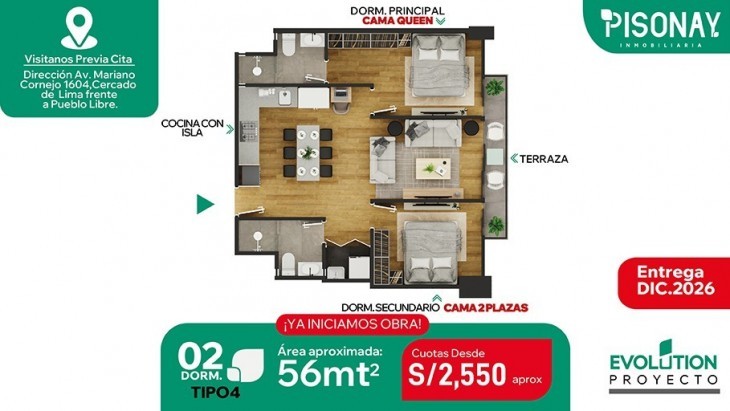 Departamentos en Cercado de lima