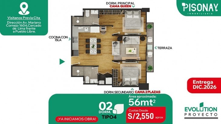 Departamentos en Cercado de lima