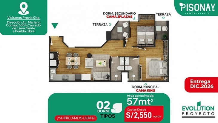 Departamentos en Cercado de lima