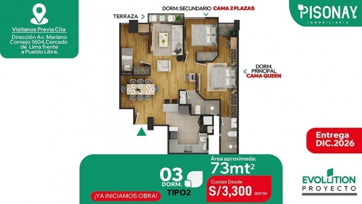 Departamentos en Cercado de lima